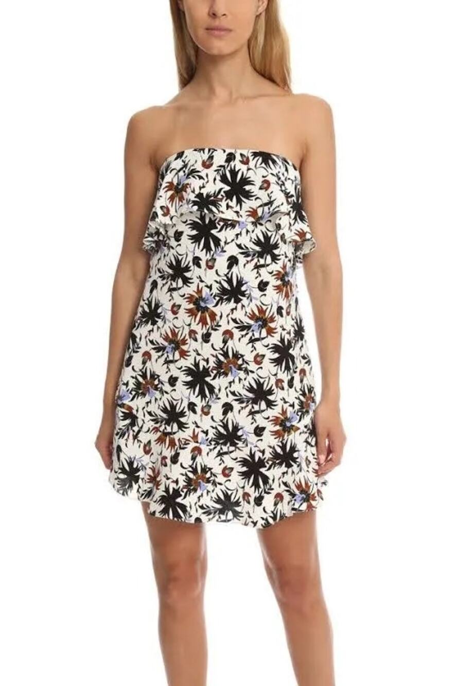 A.L.C. Romy Silk Strapless Mini Dress, Size 0